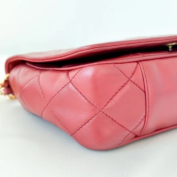 Vintage Chanel Burgundy Quilted Flap Tassel Bag - Picture 7 of 16